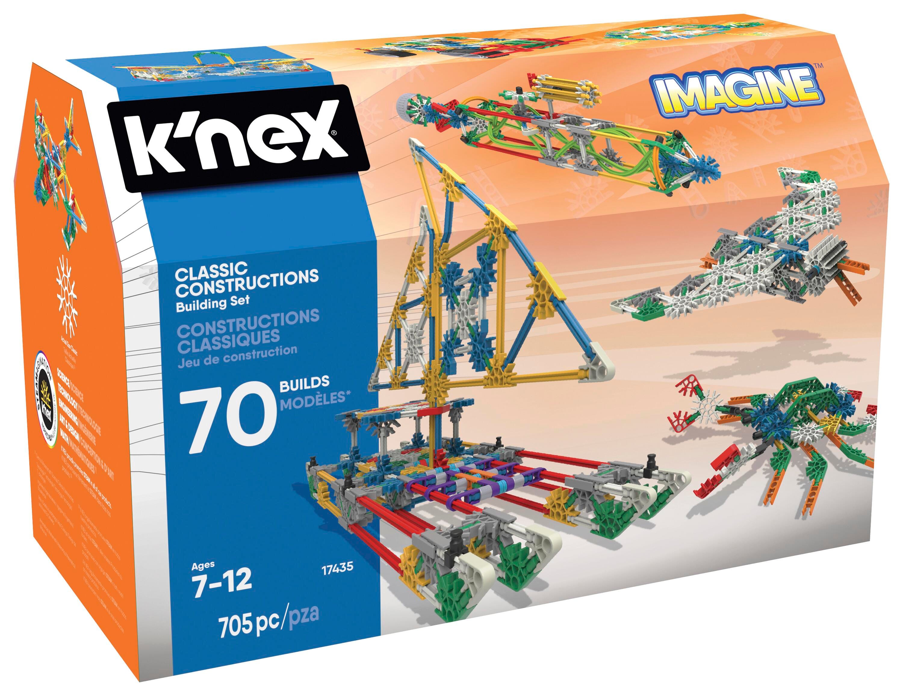 K'Nex Classic Building Set 70 Models, 705pcs. | Thimble Toys